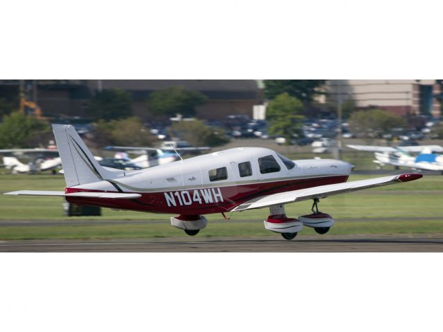 Piper Saratoga (N104WH) - A nice personal travel aircraft. Take off runway 08 at Danbury, CT.