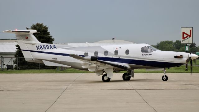 Pilatus PC-12 (N888AA) - “N888AA”br /br /One of our locals, N888AA a privately owned Pilatus PC-12/47E (NG), seen here taxiing out for departure. 5/16/23 