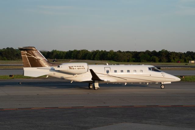 Learjet 60 (N570RR) - Departing PDK airport.  