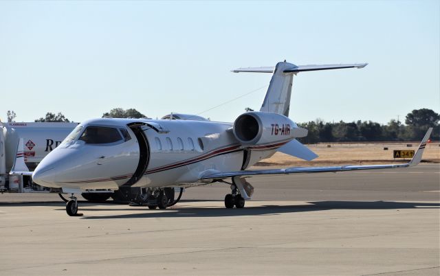 Learjet 60 (TG-AIR) - KRDD - Learjet 60 of THAI Airways at Redding loading for departure. Rare jet that I have never seen here before...though IASCO has a training base here at Redding I have not seen indicators THAI has any Pilot trainee groups at Redding/IASCO.