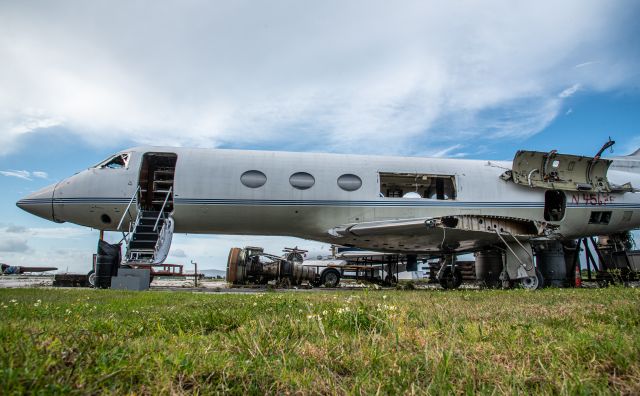 Gulfstream Aerospace Gulfstream 3 (N456BE) - Scrapped GIII at TMX at KFPR