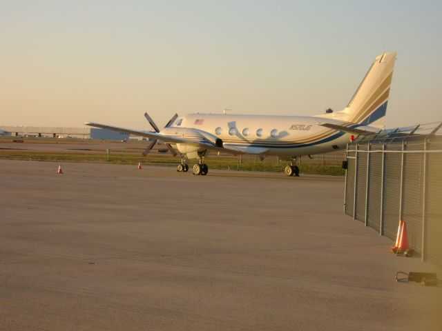 GROB Tutor (N520JG) - Joe Gibbs Racing sitting on the Tarmac at DFW