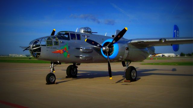 North American TB-25 Mitchell — - B-25 on the ramp in Springfield, MO