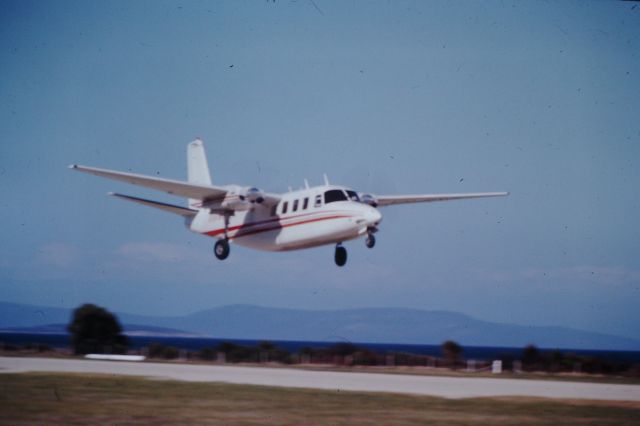 Aero U-9 Commander 680 Super (VH-EXZ) - EXZ One of 3 grand commaders used by Executive Airlines on RPT sevices in the late 70s