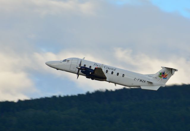 Beechcraft 19 Sport (C-FWZK) - Departing Kelowna Int. airport