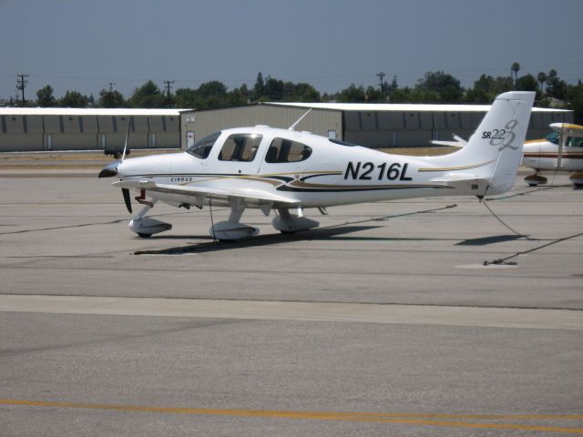 Cirrus SR-22 (N216L) - Parked at Fullerton