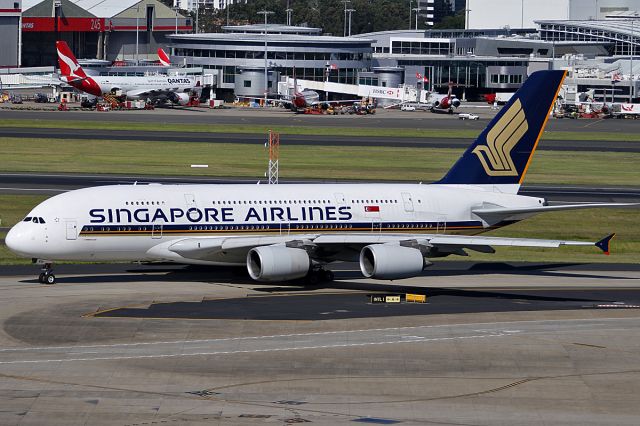 Airbus A380-800 (9V-SKH) - on 5 December 2017