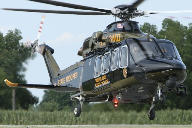 BELL-AGUSTA AB-139 (N388MD) - July 31, 2021 - arrived Frederick base from Baltimore 