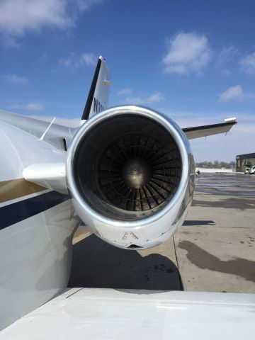 Cessna 500 Citation 1 (N332SE) - Post flight.