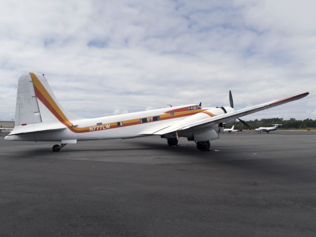 Learjet 35 (N777LW) - Douglas UC-67 C/N 3963. 6 AUG 2016.