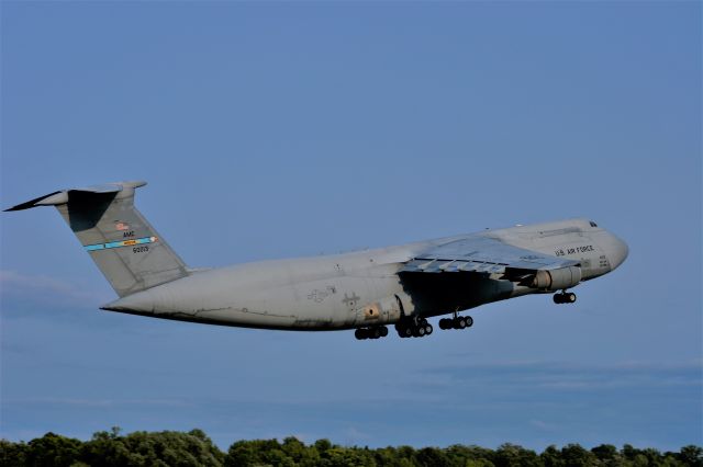 Lockheed C-5 Galaxy (N60013) - C-5M Departure from Oshkosh some years ago........