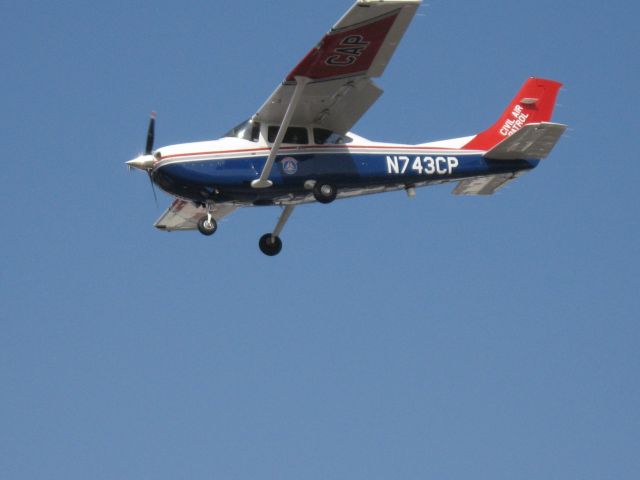 Cessna Skylane (N743CP) - Ciivil Air Patrol Cessna landing on RWY 24