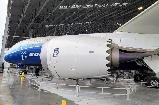 Boeing 787-8 (N787BX) - Museum of Flight 11-02-22