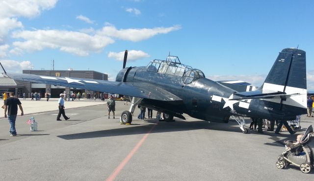 Grumman G-40 Avenger (N40402) - The 1945 Grumman TBM-3 Avenger at Hagerstown-Reg. (HGR) USA Virginia, September 22, 2013. 