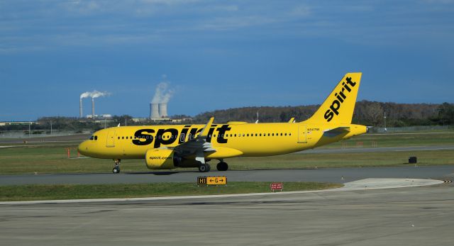 Airbus A320 (N947NK) - 12/23/22 taxiing in