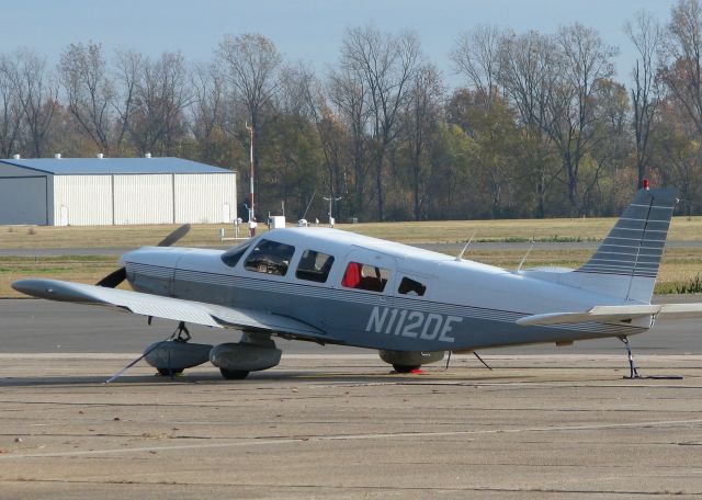 Piper Saratoga (N112DE) - Parked at the Downtown Shreveport airport.