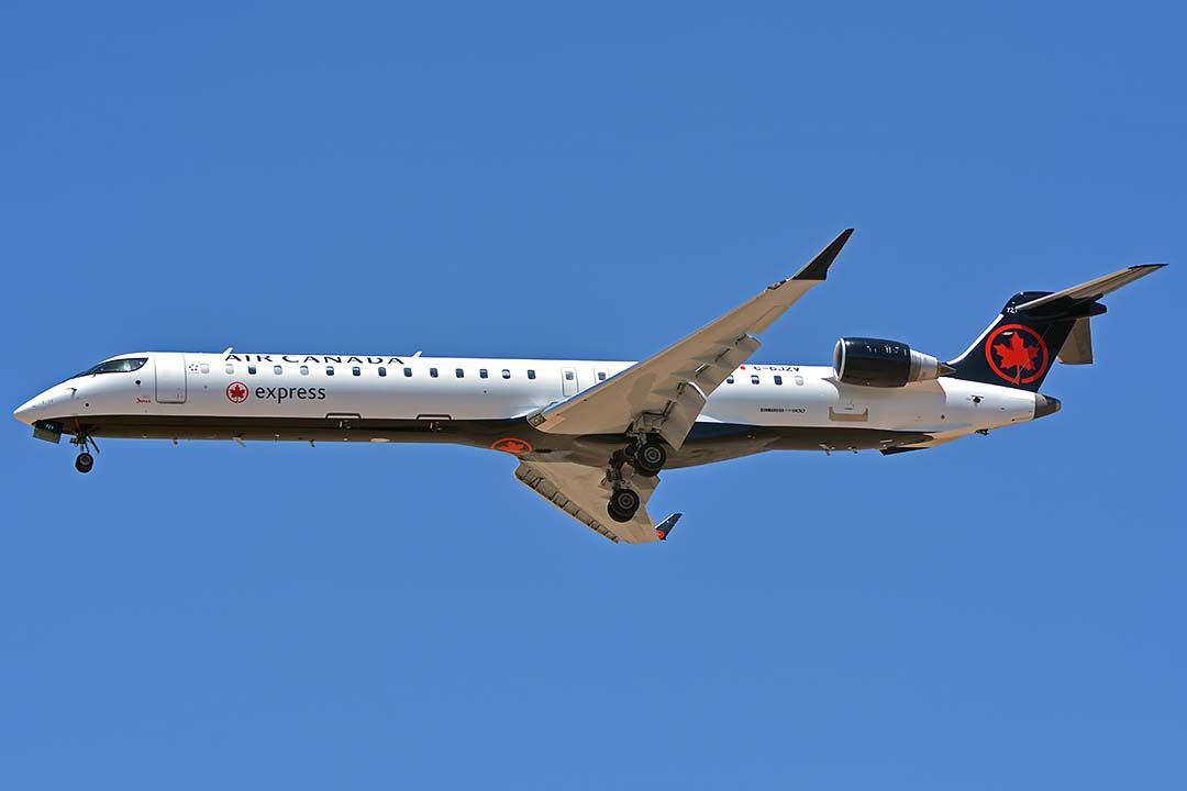 Canadair Regional Jet CRJ-900 (C-GJZV) - Air Canada Express CRJ-900 C-GJZV at Phoenix Sky Harbor on May 22, 2018.