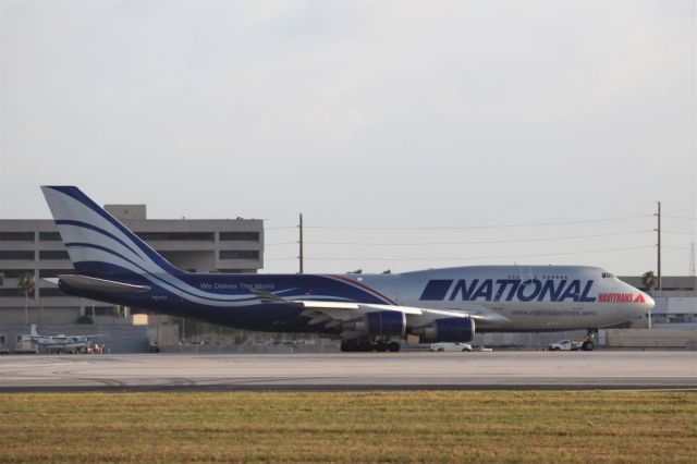 Boeing 747-400 (N919CA) - We went to the airport early on the 2nd of May, 2018 trying to take some photos of a particular airplane. The airplane landed on a different runway, but we werent disappointed when we saw this B744. Lighting wasnt ideal yet at 7:43.