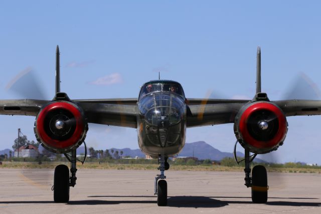 North American TB-25 Mitchell (N3476G) - Collings Foundation "Wings of Freedom Tour," 9 Apr 16, at Marana Regional Airport, AZ.  B-25J-15-KC, Tondelayo, NL3476G