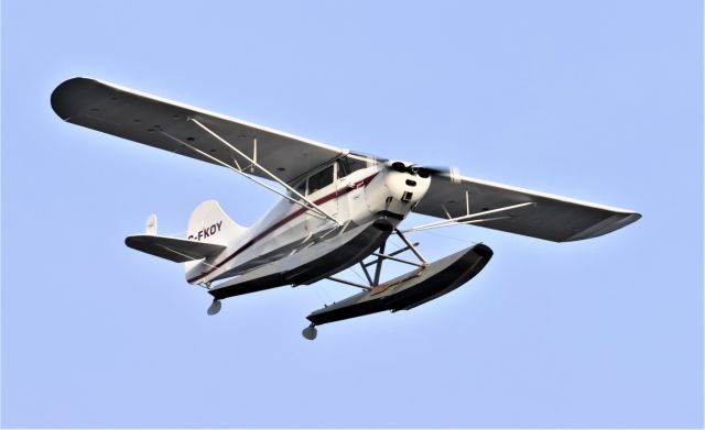 C-FKOY — - C-FKOY Aeronca Chief 11-BCX survolant la ville de Lavaltrie QC. le 23-10-2022 à 16:01