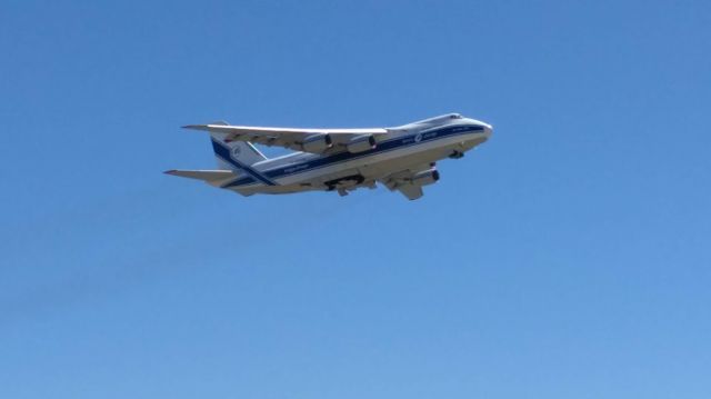 Antonov An-124 Ruslan (RA-82045) - Rare Antonov An-124 Ruslan departing Oakland as VDA2602.