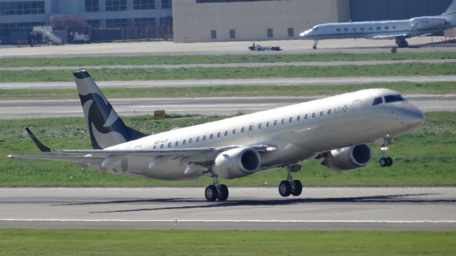 Embraer ERJ-190 (A6-AJH) - A6-AJH of Al Jaber Aviation taking off from KSJCbr /2015-03-01 (LJB106) San Jose (SJC)  - 10:18 