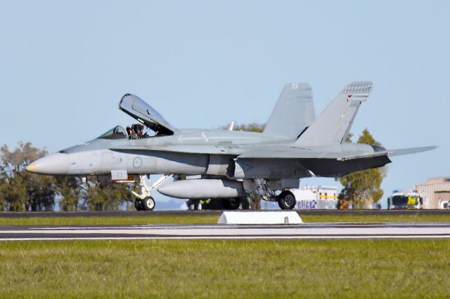 McDonnell Douglas FA-18 Hornet (A2123) - McDonnell Douglas FA-18A A21-23 75 sqdn (YPEA) May 2012.