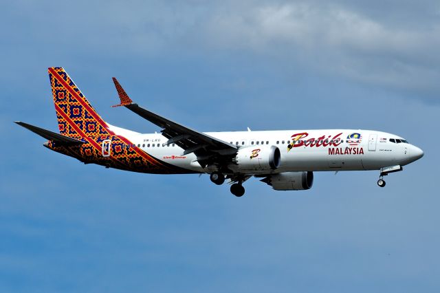 9M-LRG — - Boeing 737-8MAX cn43016_7721.  Batik Air 9M-LRG final rwy 21 YPPH 28 September 2022