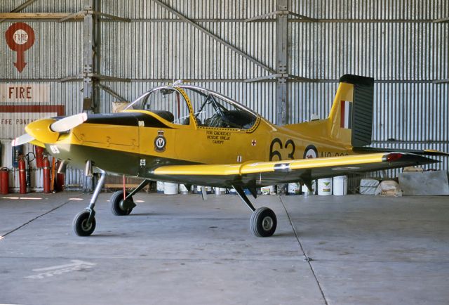 A19063 — - AUSTRALIA - AIR FORCE - NEW ZEALAND CT-4A AIRTRAINER - REG A19-063 (CN 063) - MILDURA VIC. AUSTRALIA - YMIA (15/4/1979)