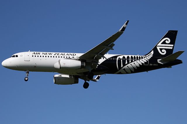 Airbus A320 (ZK-OXA) - on 23 August 2017