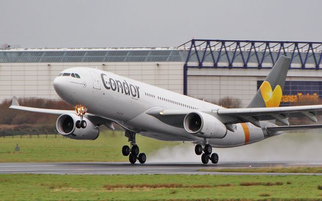 Airbus A330-200 (G-TCCF) - condor a330-243 g-tccf dep shannon for manchester 7/2/19.