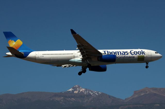 Airbus A330-300 (OY-VKI) - Mount Teide in the background