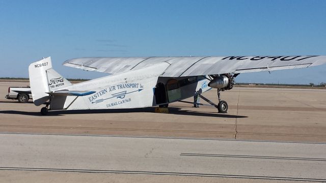 NC8407 — - San Angelo TX, EAA Tour, Nov 14, 2014