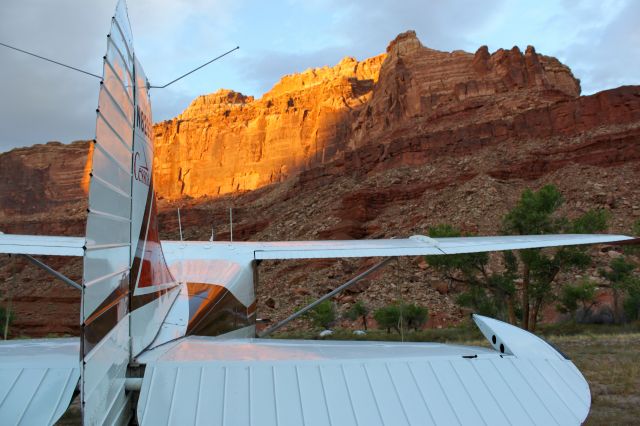 Cessna 170 (N8299A) - Mexican Mountain, UT