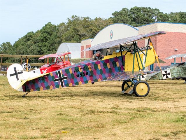 Beechcraft Sierra (N1918P) - Fokker D-VII by Peterson.br /Image taken at the Biplanes and Brews WWI Air Show presented by the Military Aviation Museum.br /2019-10-06