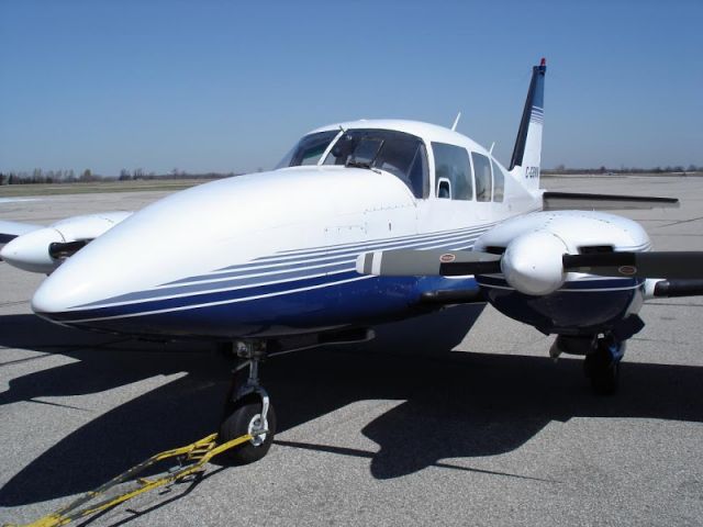 Piper Aztec (C-GBWM) - The multi-engine training aircraft of the Brantford Flying Club.  Equipped with a Garmin 430W and Sandel EHSI.