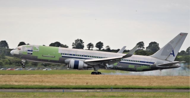 BOEING 767-300 (N354AA) - cargo aircraft management b767-323er n354aa landing at shannon from tel aviv 31/7/19.