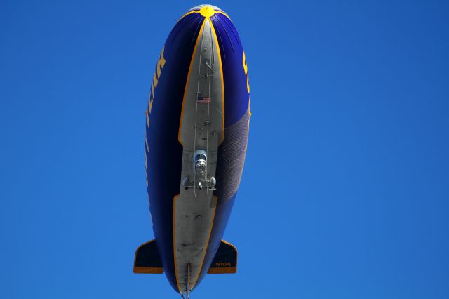 N10A — - Blimp 10A westbound from Long Beach, Oct. 2012