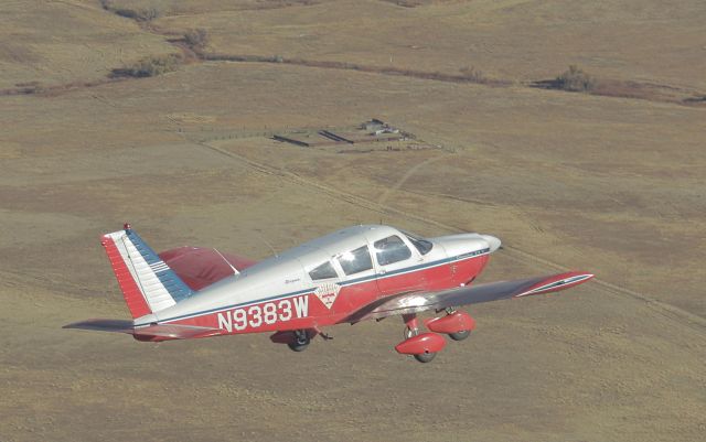 Piper Cherokee Arrow (N9383W) - Air-to air test shoot on a smooth and beautiful day.