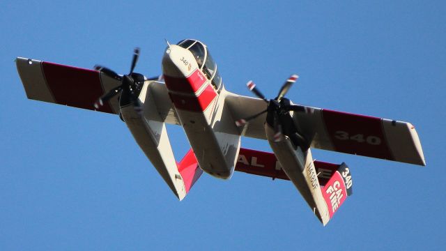 N418DF — - The beautiful OV-10 bronco, AA340, lifts off to perform the last air attack of the day.