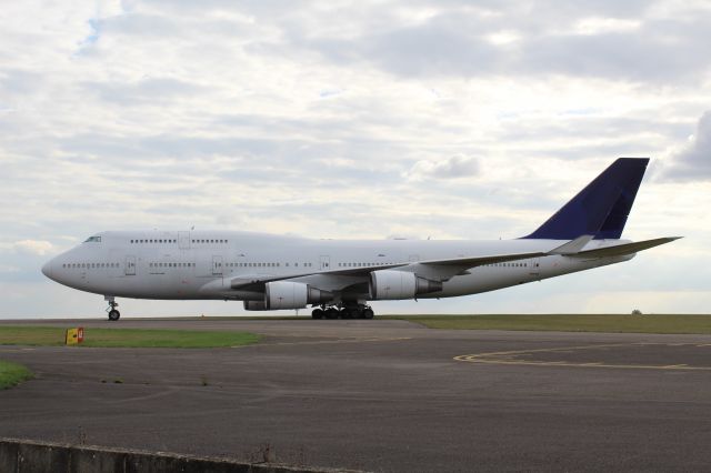 Boeing 747-400 (9H-AZB) - A former Saudi Arabian B747-400 parked at Cotswold Kemble Airport.br /br /Location: Cotswolt Kemble Airport.br /Date: 31.08.22 (dd/mm/yy).