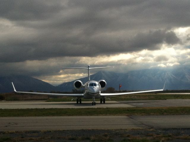 Gulfstream Aerospace Gulfstream G650 (N650ER) - Gulfstream G650 Extended Range at KPVU 11/03/14