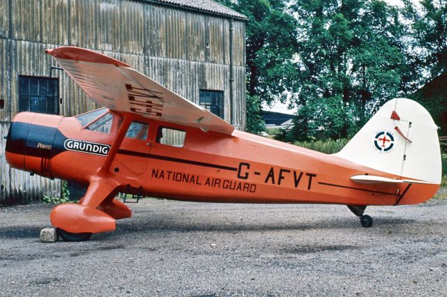 G-AFVT — - STINSON SR-10J RELIANT - REG : G-AFVT (CN 5911) - BIGGIN HILL AIRPORT LONDON UK - EGKB 18/6/1968