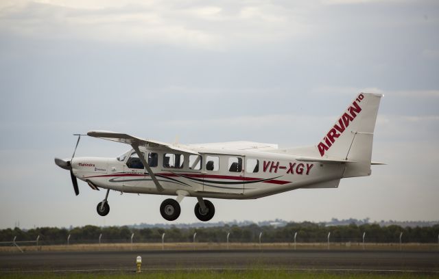 GIPPSLAND GA-8 Airvan (VH-XGY) - GA-10 Airvan landing after aerial display at Avalon 2015