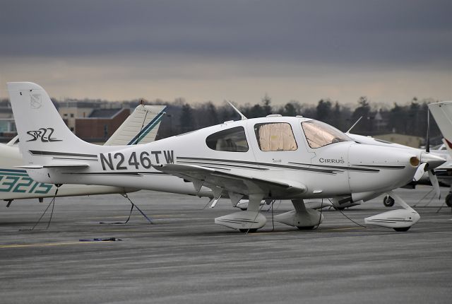 Cirrus SR-22 (N246TW) - Parked at KFDK on 3/29/2009.