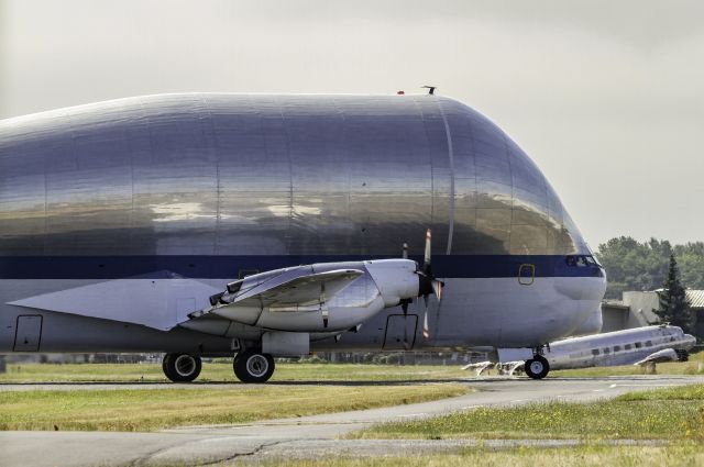 N941NA — - Super Guppy pulling up to the Museum of Flight at Boeing Field in Seattle, Washington