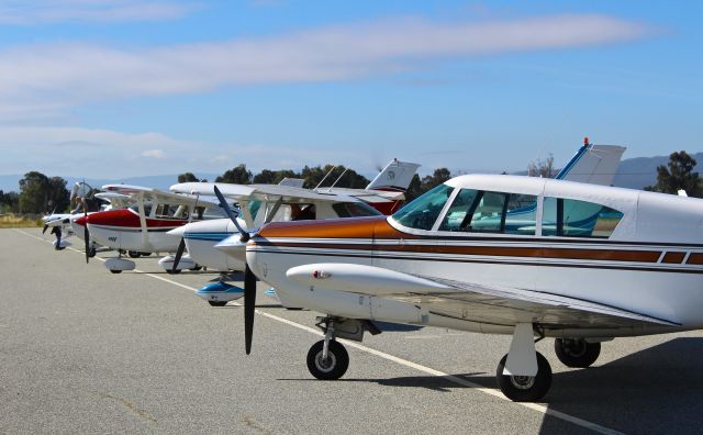 Piper PA-24 Comanche (N5417P) - Airport Day.