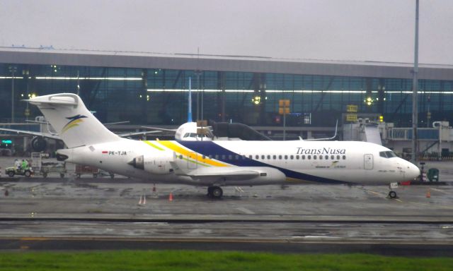 COMAC ARJ-21-700 Xiangfeng (PK-TJA) - TransNusa COMAC ARJ21-700 STD PK-TJA in Jakarta 
