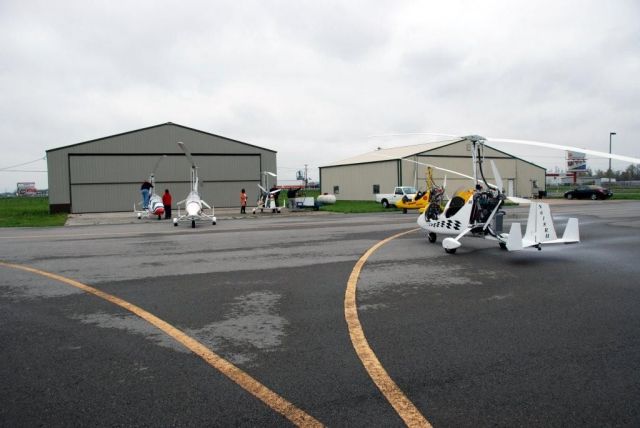 Unknown/Generic Ultralight autogyro (N216MG) - Heading out to Bensen days in 2009 - 5 Magni gyroplanes at Cape Girardeau