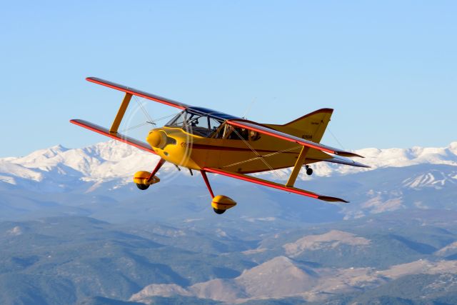 SORRELL SNS-7 Hiperbipe (N265HB) - Hiperbipe over Colorado Front range near Boulder - photo by Distant Thunder Aviation 